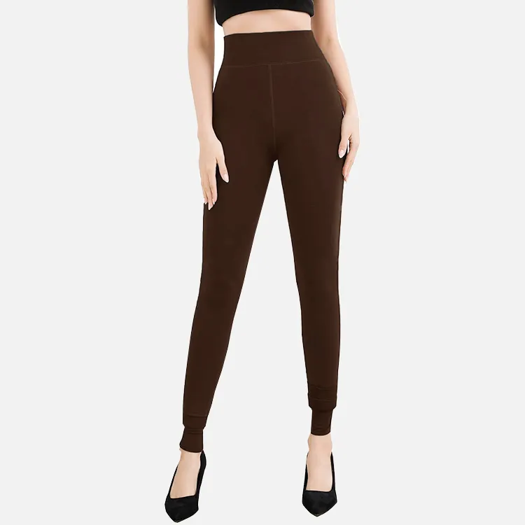 بنطال ضيق مخملي ناعم